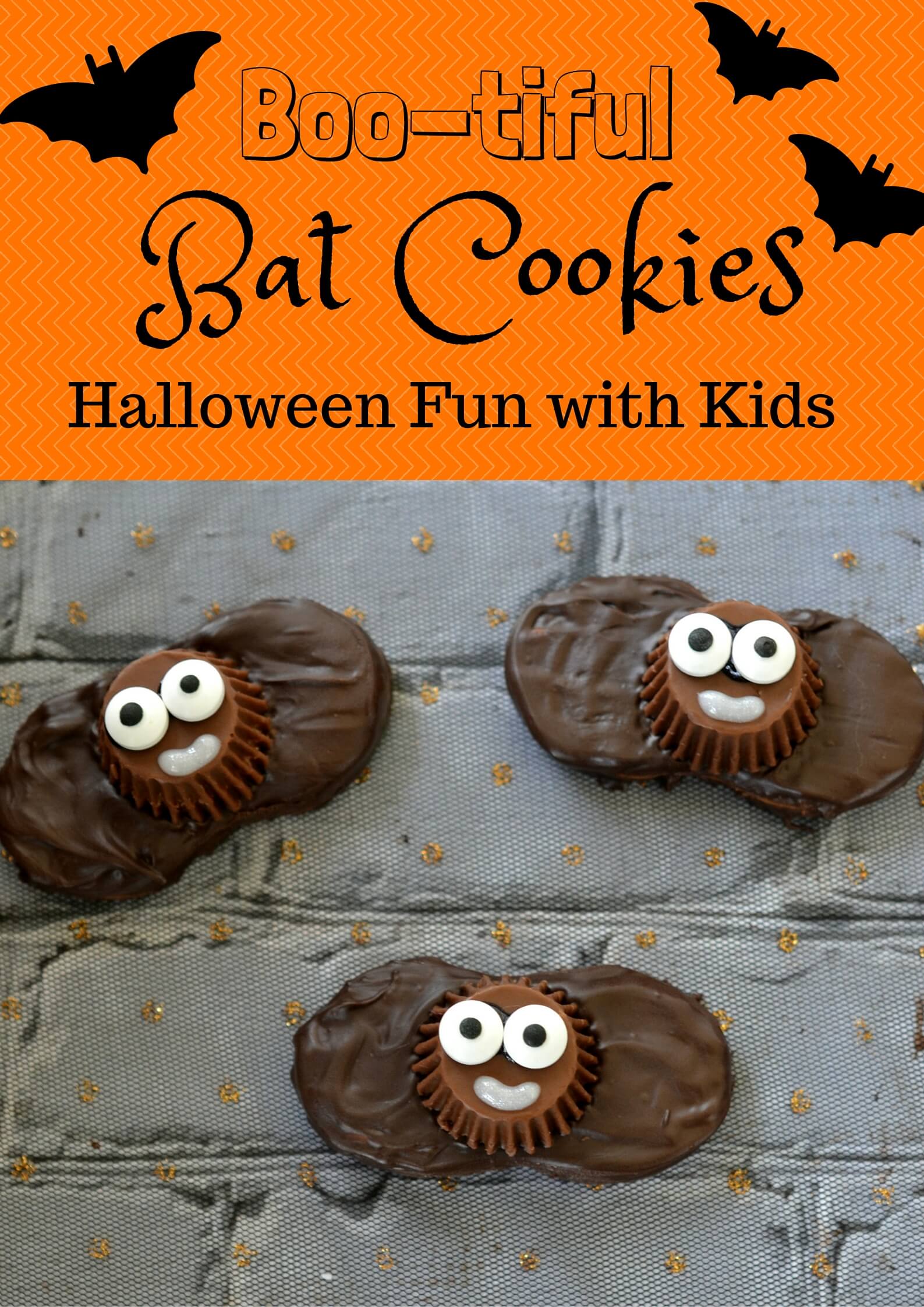 Boo-tiful Bat Halloween Cookies - Semi Homemade