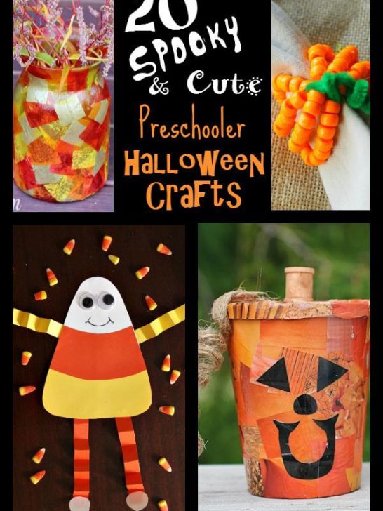 20 Cute & Spooky Halloween Crafts for Preschoolers