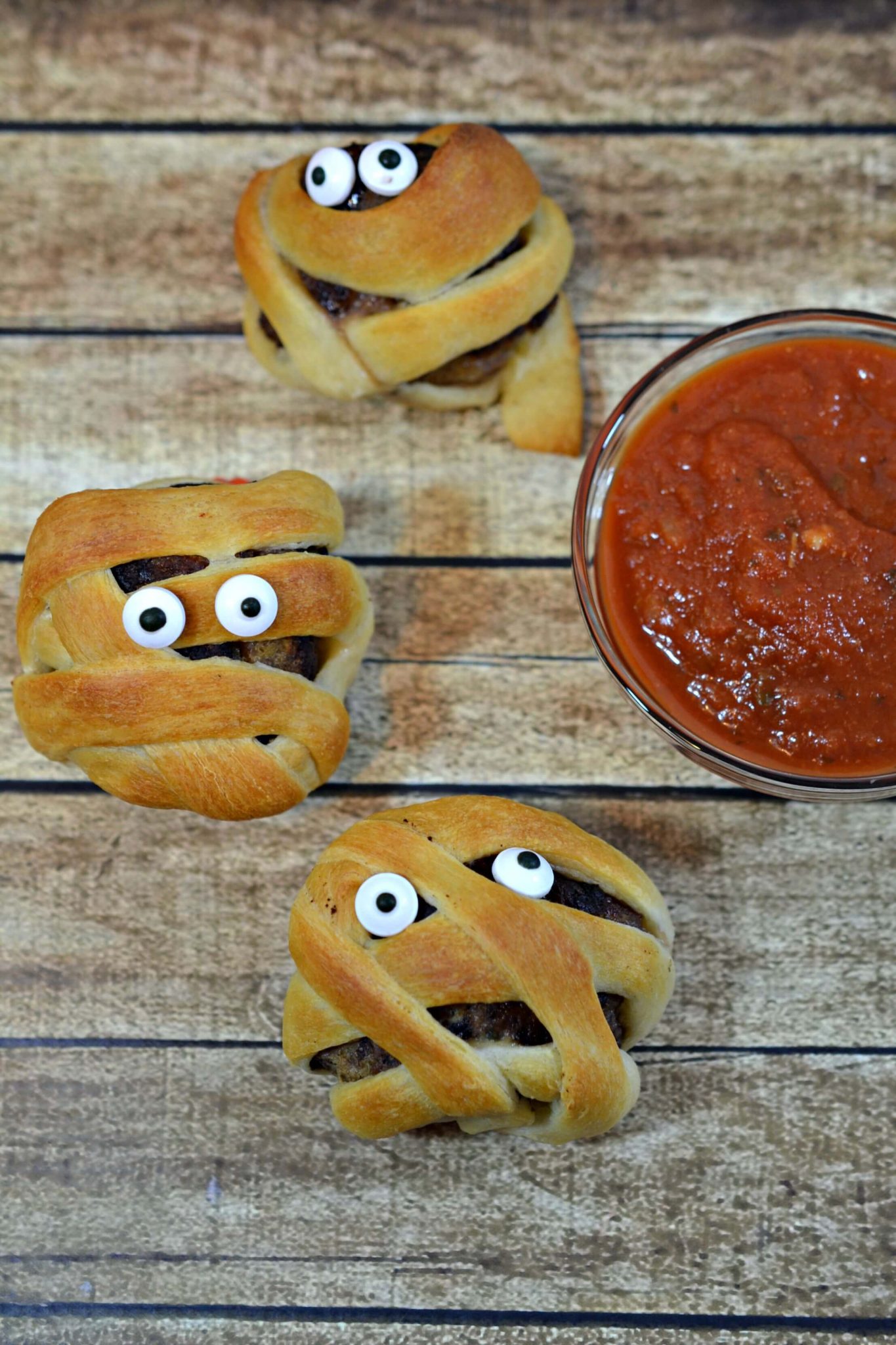 Mummy Meatballs Recipe- Halloween Snack for Kids