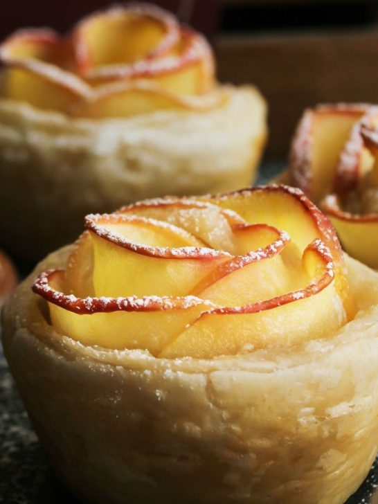 Baked Apple Roses Puff Pastry Recipe