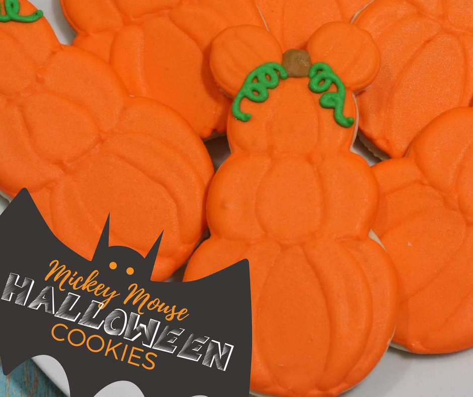 Mickey Mouse Pumpkin Halloween Cookies Recipe