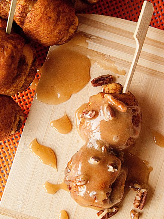 Pumpkin Spice Cinnamon Roll Pops