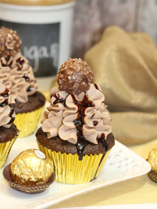 Ferrero Rocher Chocolate Cupcake Recipe