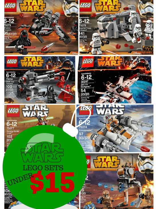 Star Wars Lego Sets Under $15