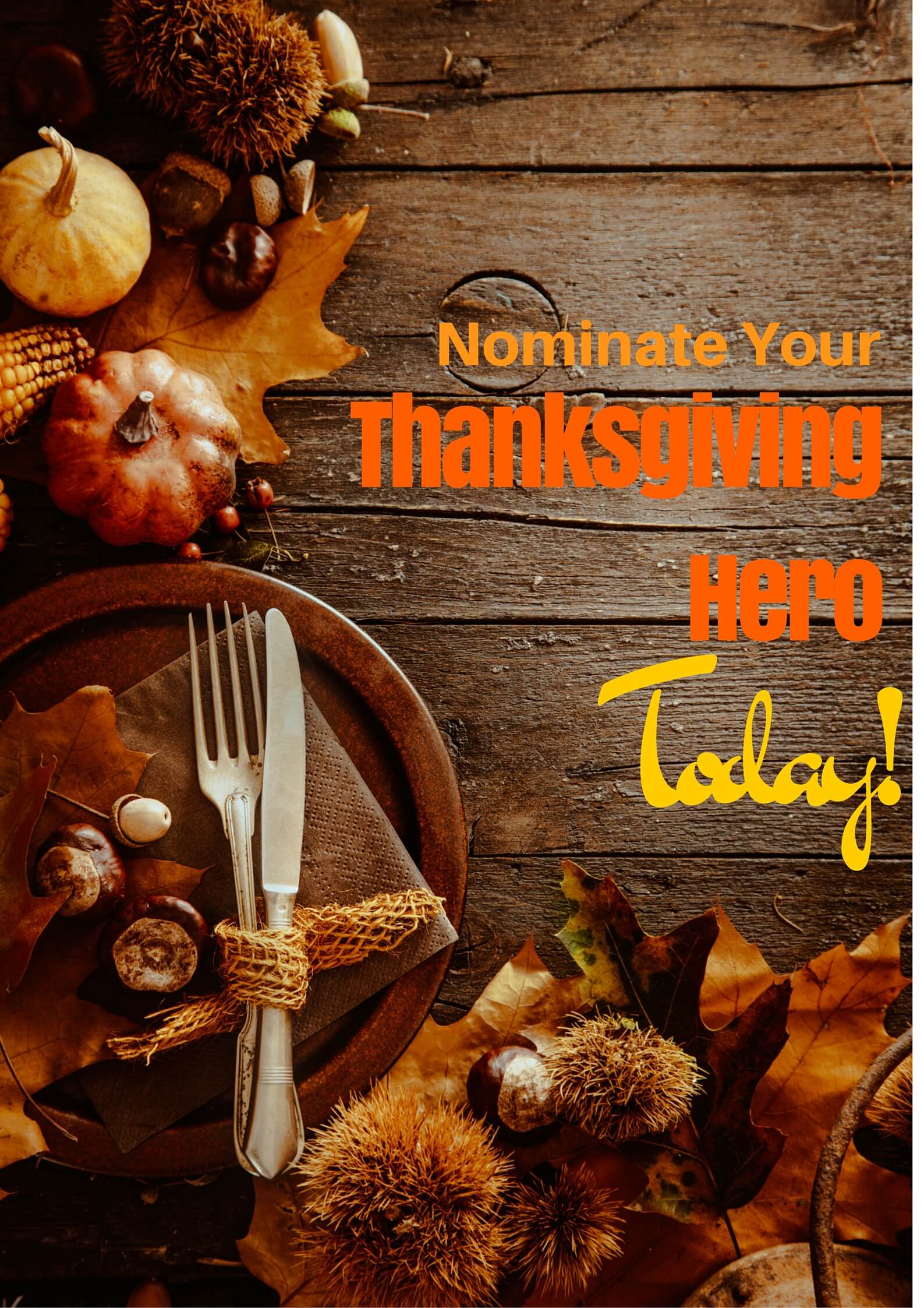 Nominate Your #ThanksgivingHero TODAY!