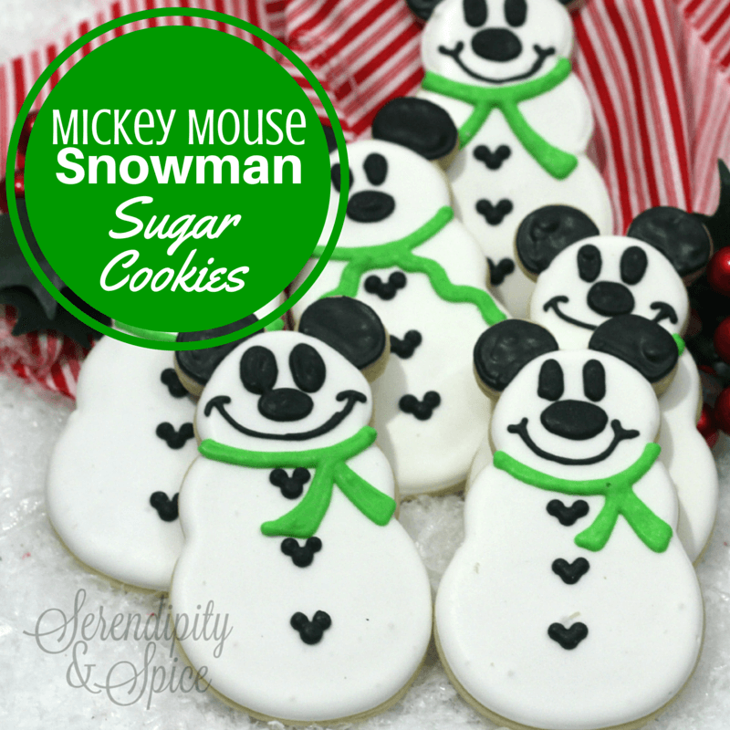 Mickey Mouse Snowman Cookie Recipe