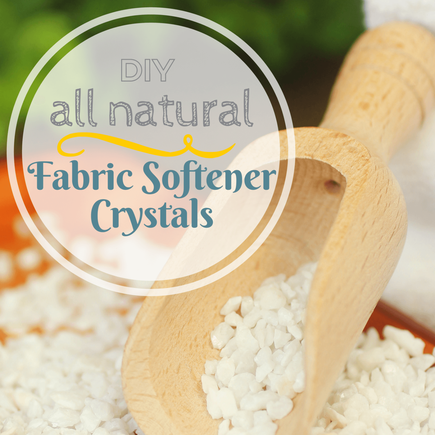 All Natural DIY Laundry Detergent Crystals