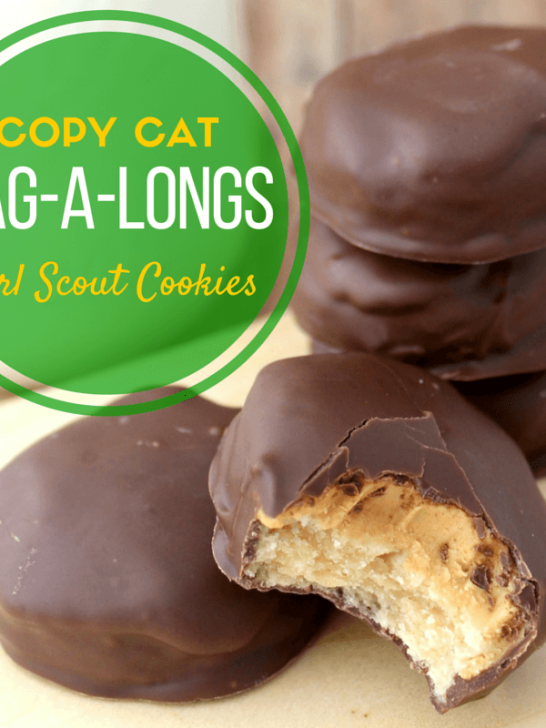 Copy Cat Tagalongs Girl Scout Cookies Recipe