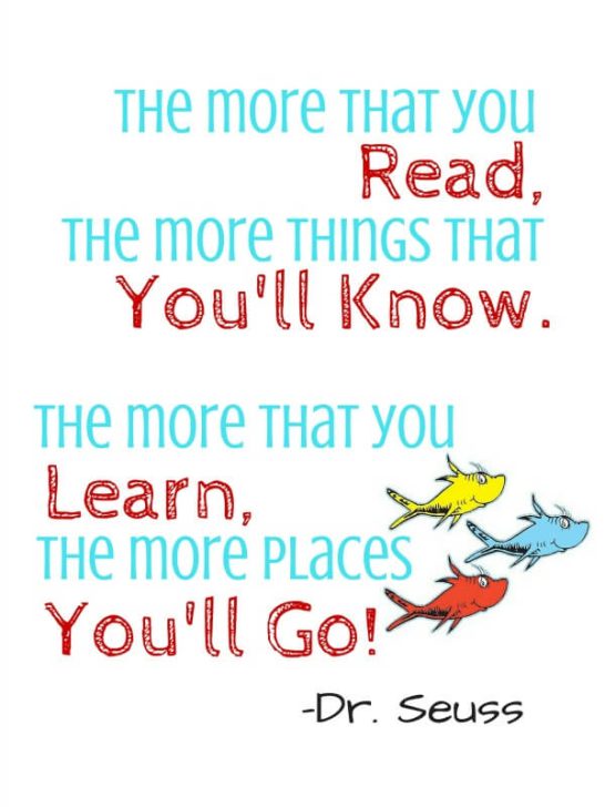 Dr Seuss Free Printable