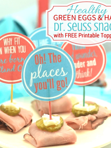 Green Eggs and Ham Dr Seuss Healthy Snack