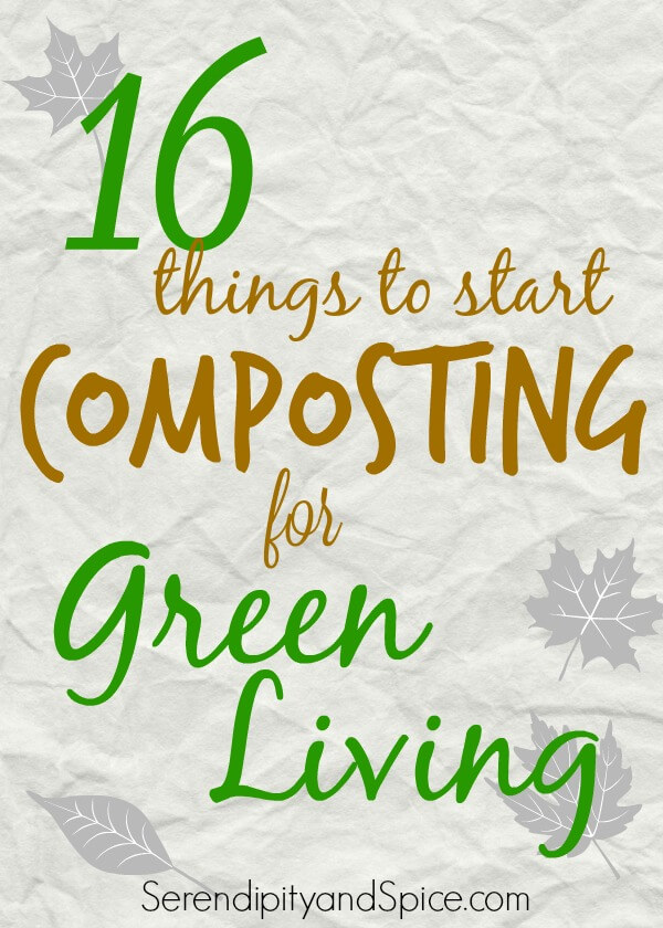 Things to Start Composting for Green Living