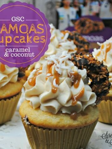 Girl Scout Samoas Cupcake Recipe