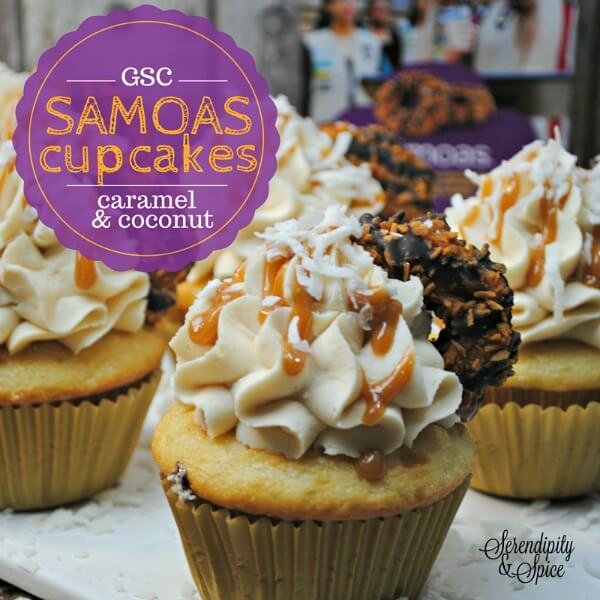 Girl Scout Samoas Cupcake Recipe