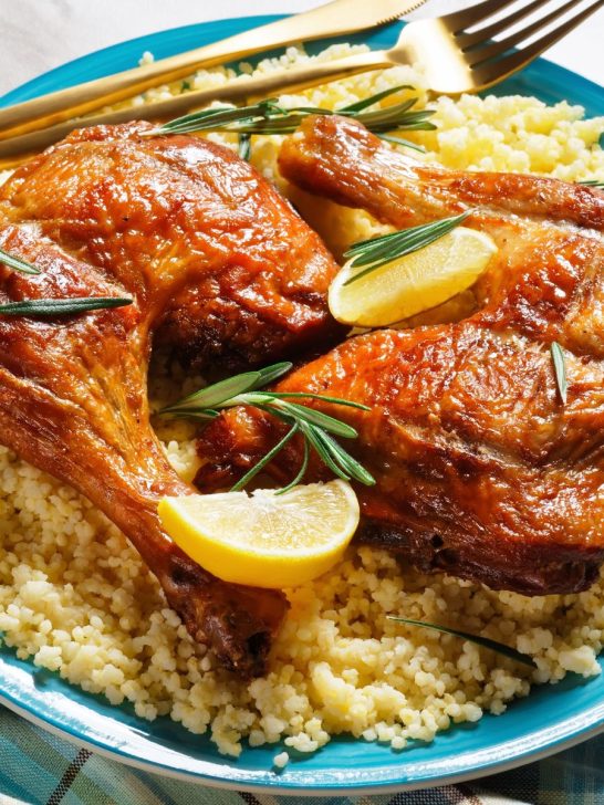 Chicken Leg Quarters in crockpot