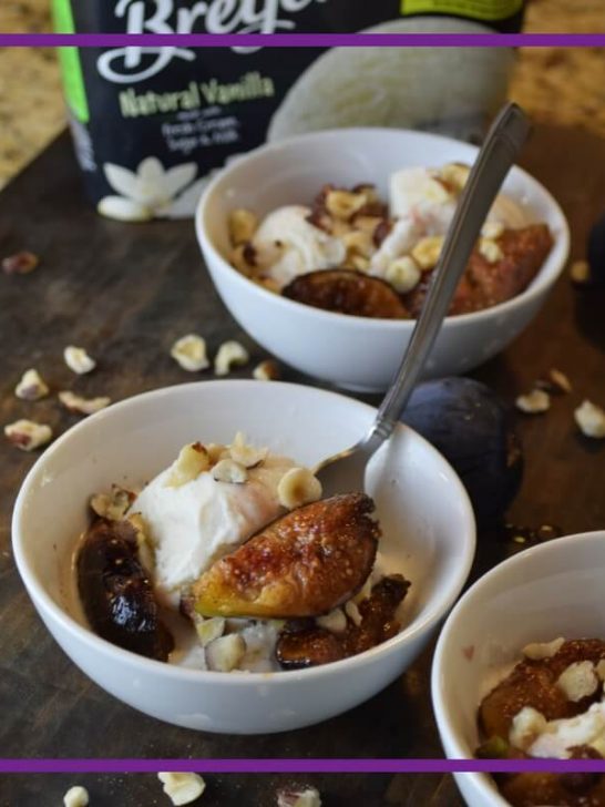 Spice Roasted Figs with Hazelnuts and Vanilla