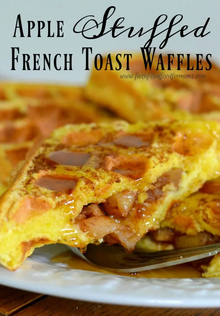 4-Ingredient Breakfast Stuffed Waffles recipe