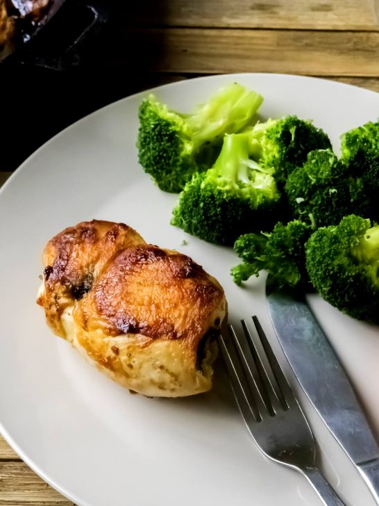 Mushroom and Spinach Stuffed Chicken Breast