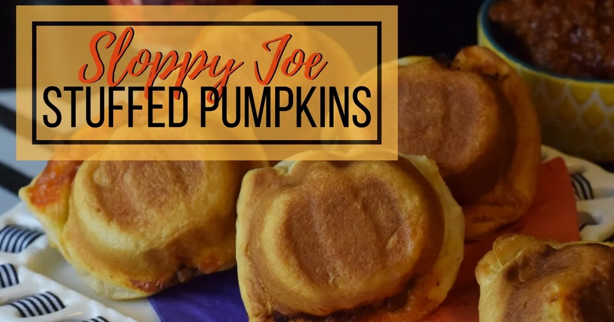 These sloppy joe stuffed pumpkins are so much fun to make with the kids. They make a simple dinner that's ready in no time!