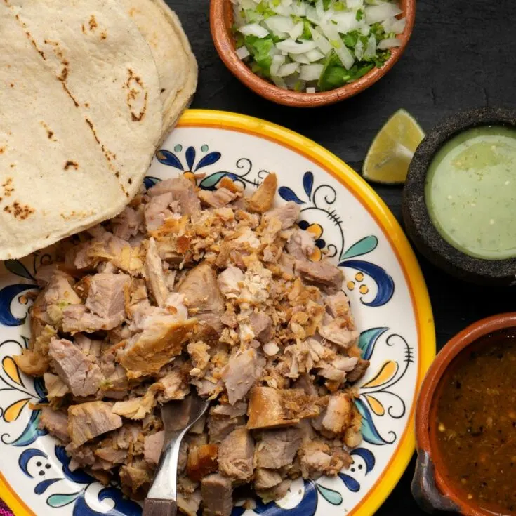 Dutch oven pork carnitas