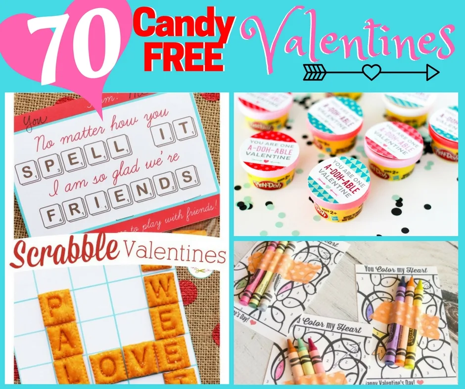 Candy Free Valentines for Kids