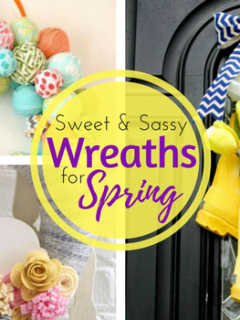 DIY Unique Spring Wreaths
