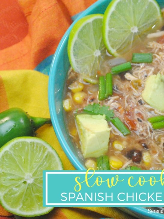 Spanish Slow Cooker chicken soup