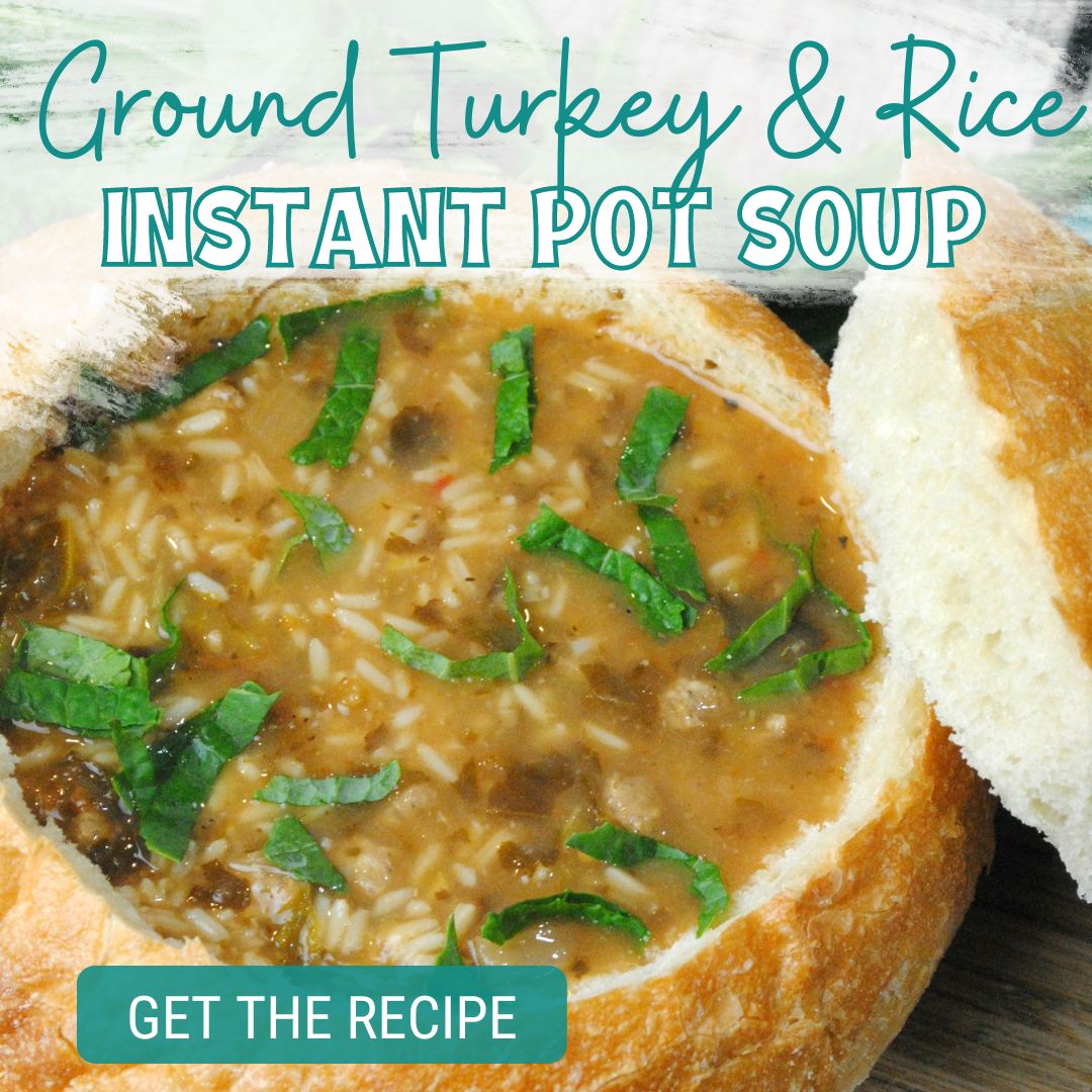 Turkey Rice and Kale Chowder- Ground Turkey Soup
