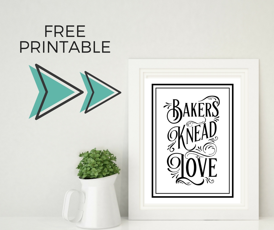 Free Printable – Bakers Knead Love