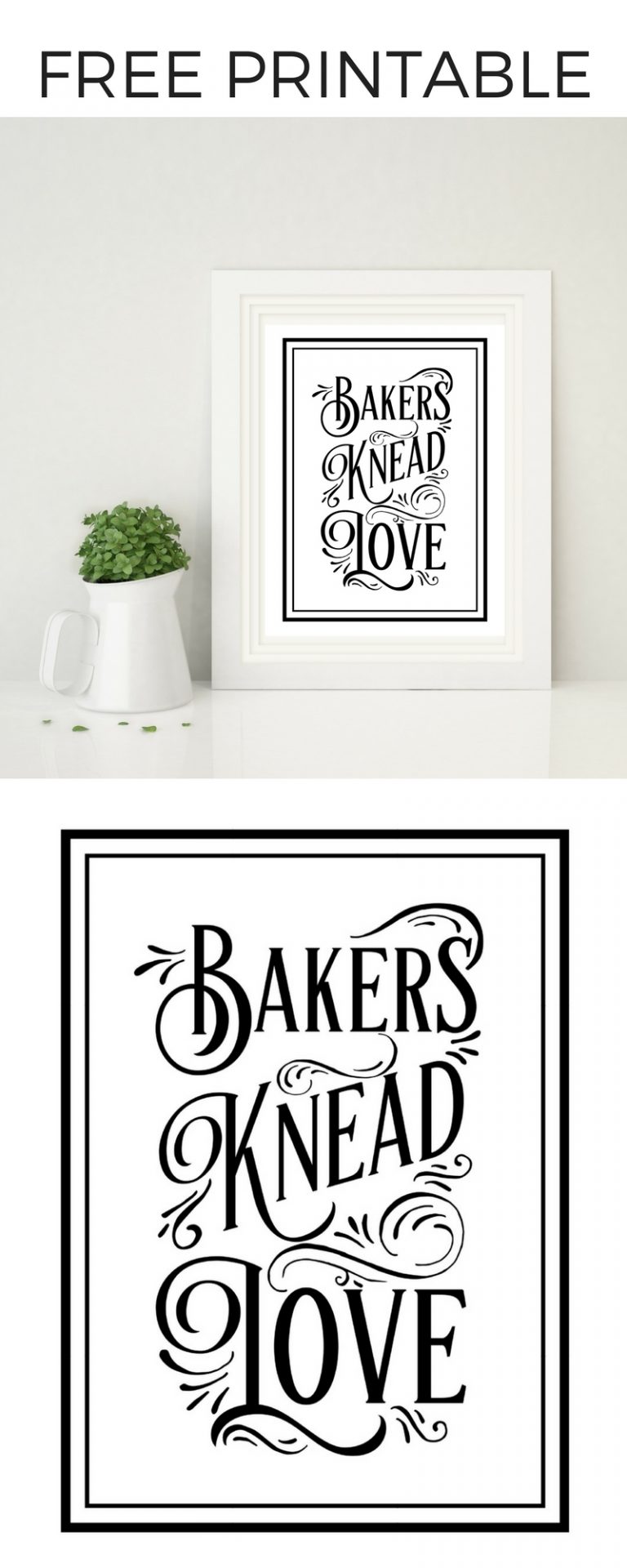 Free Printable Bakers Knead Love Serendipity And Spice Free Printable Bakers Knead Love Serendipity And Spice