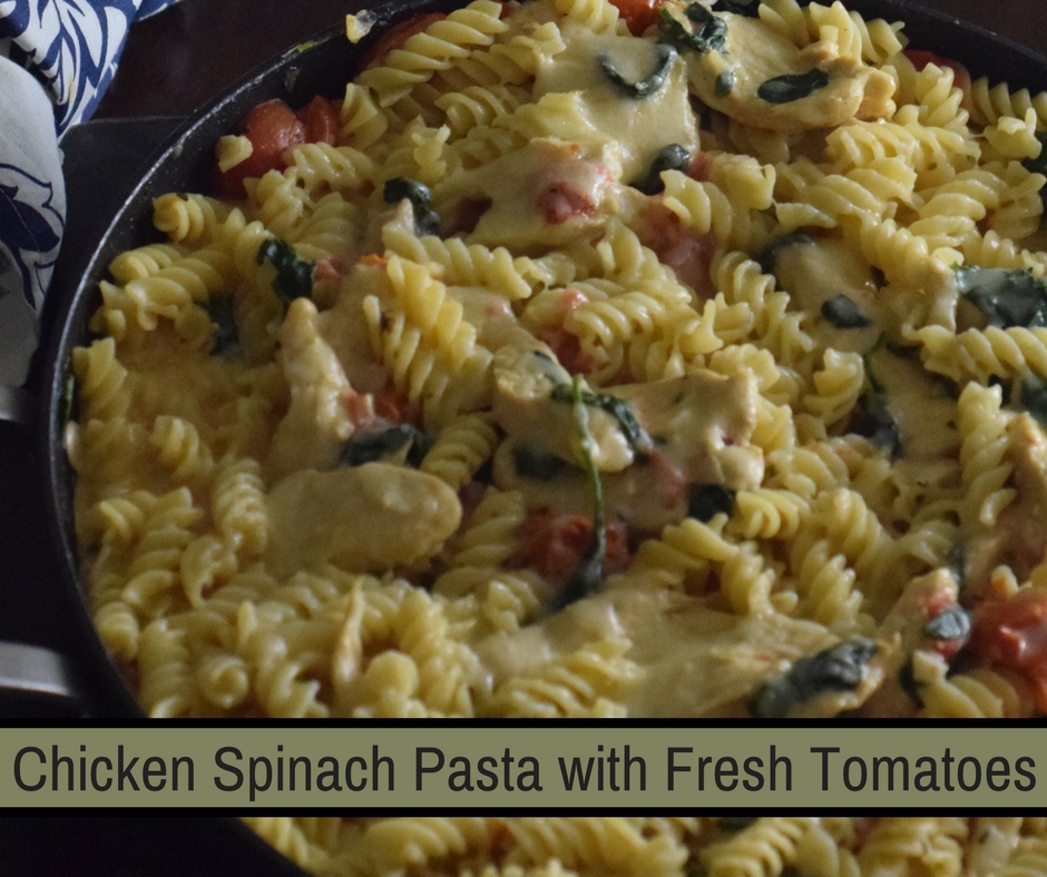 Organic Chicken Spinach Pasta Recipe