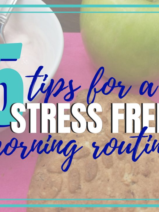 tips for a stress free morning
