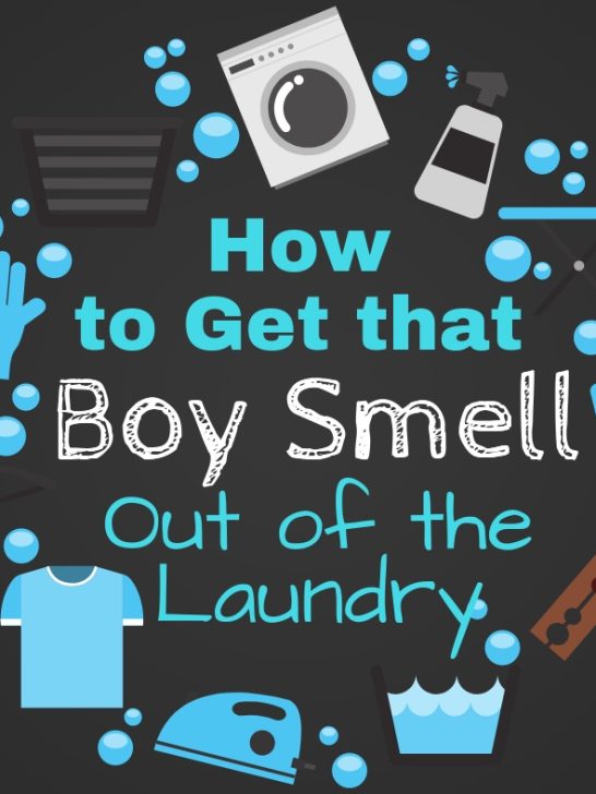 How to Get That Boy Smell Out of the Laundry