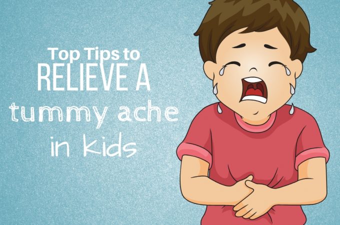 relieve a tummy ache in toddlers