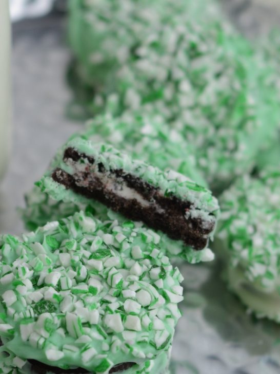 Chocolate Mint Semi-Homemade St. Patrick's Day Cookies