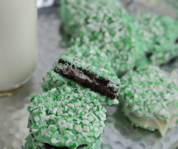 Chocolate Mint Semi-Homemade St. Patrick's Day Cookies