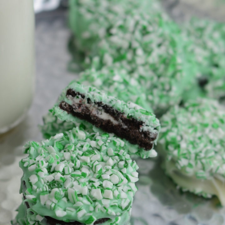 Leprechaun Green Mint Crunch Cookies