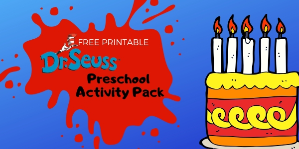 Free Printable Dr. Seuss Preschool Activity Pack