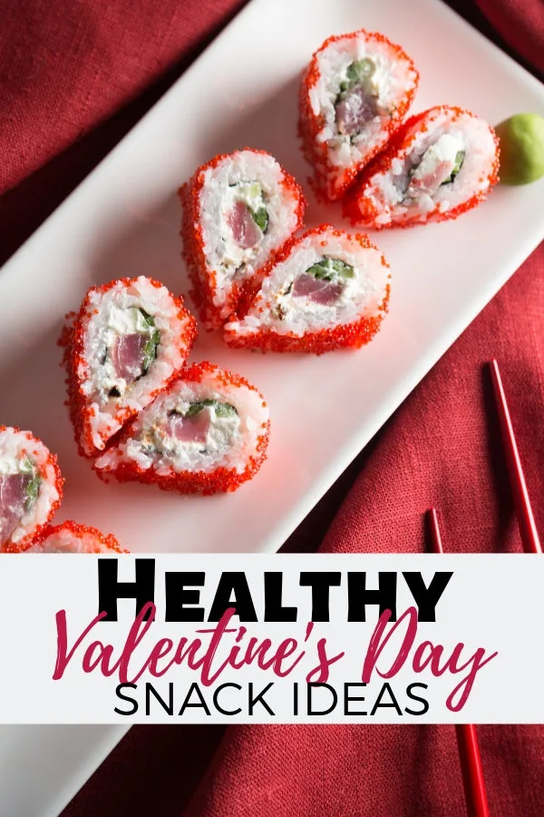 Healthy Valentine Snacks - These are fun heart shaped snacks perfect for Valentine's Day! #kids #Valentines #ValentinesDay #Hearts #HealthySnacks #Snacks
