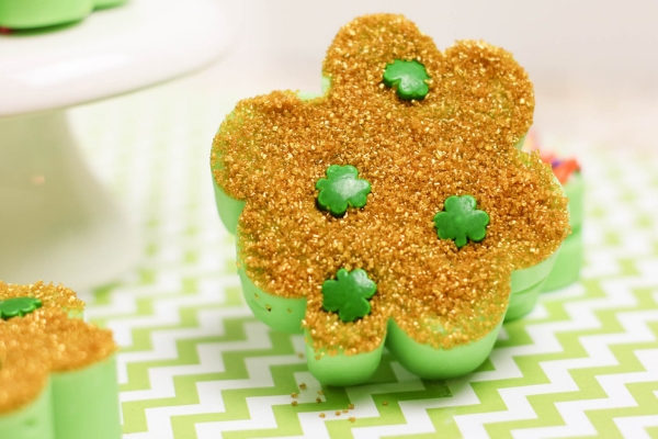 Mint Chocolate Easy Fudge Recipe for St. Patrick's Day.