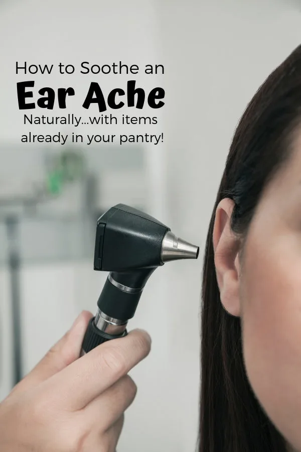 How to soothe an earache naturally with items you probably have in the pantry.