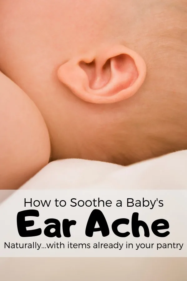 How to soothe a baby's earache with household items