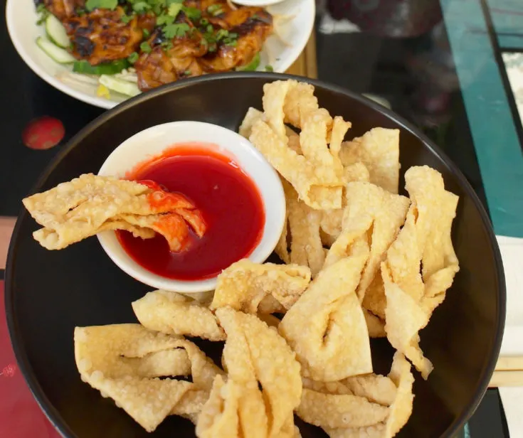 Chinese Chips Crispy Wontons