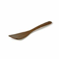 HaloVa Wood Angled Turner, Long Handle Wooden Shovel Spatula, Kitchen Stir Fry Tools Cooking Utensil
