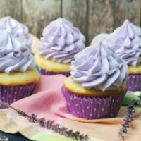 Luscious Lavender Cupcakes