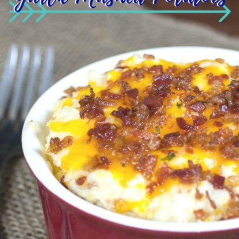 Loaded Cheesy Garlic Mashed Potato Recipe