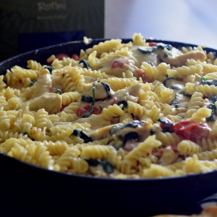 Organic Chicken Spinach Pasta Recipe