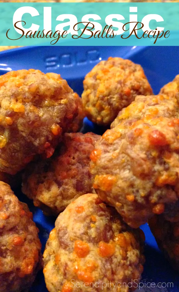 3 Ingredient Sausage Balls with Bisquick Recipe