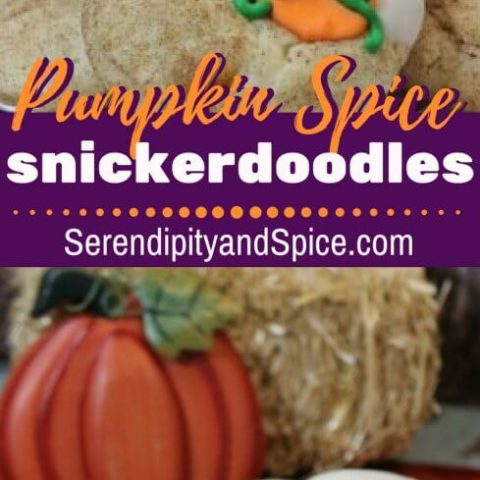Pumpkin Snickerdoodle Cookie Recipe