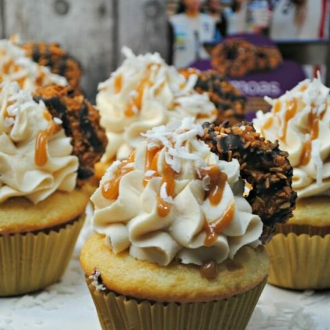 Girl Scout Samoas Caramel Coconut Frosting Recipe