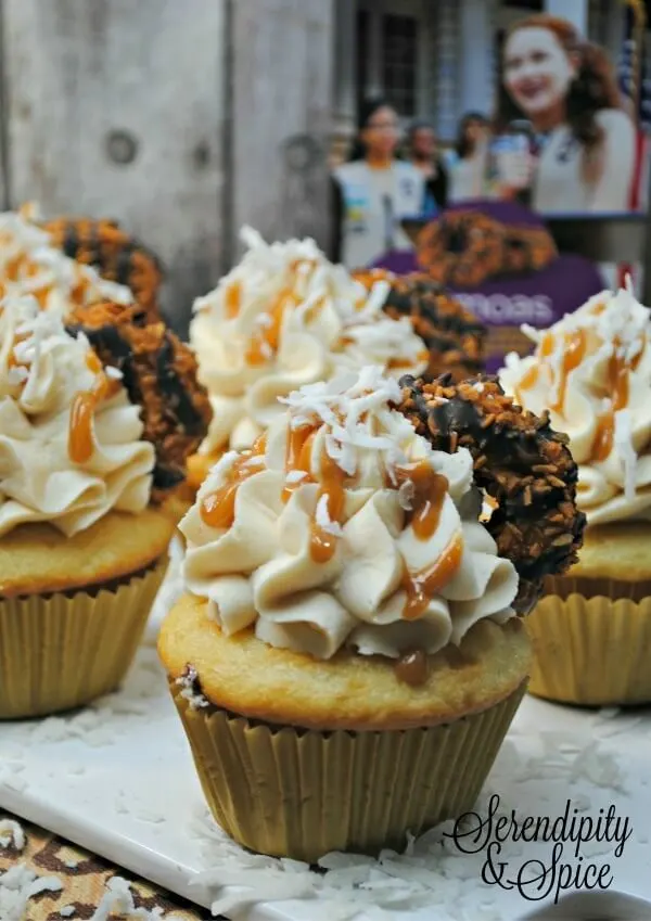 Girl Scout Samoas Caramel Coconut Frosting Recipe